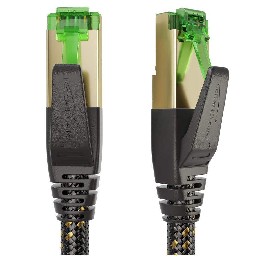 Cat 7 Ethernet Cable Nylon Braided 30m 10Gbps