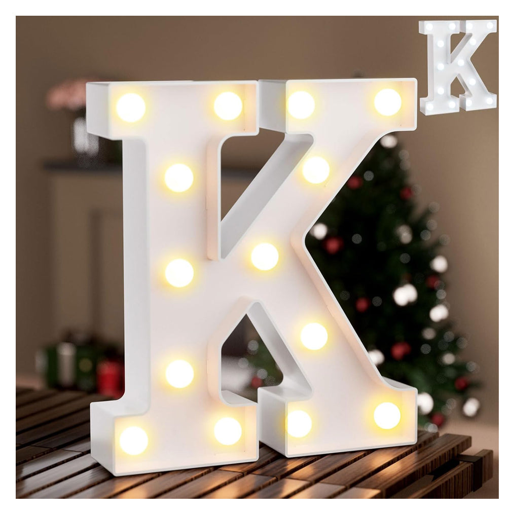 LED Marquee Letter Light K Cool & Warm White