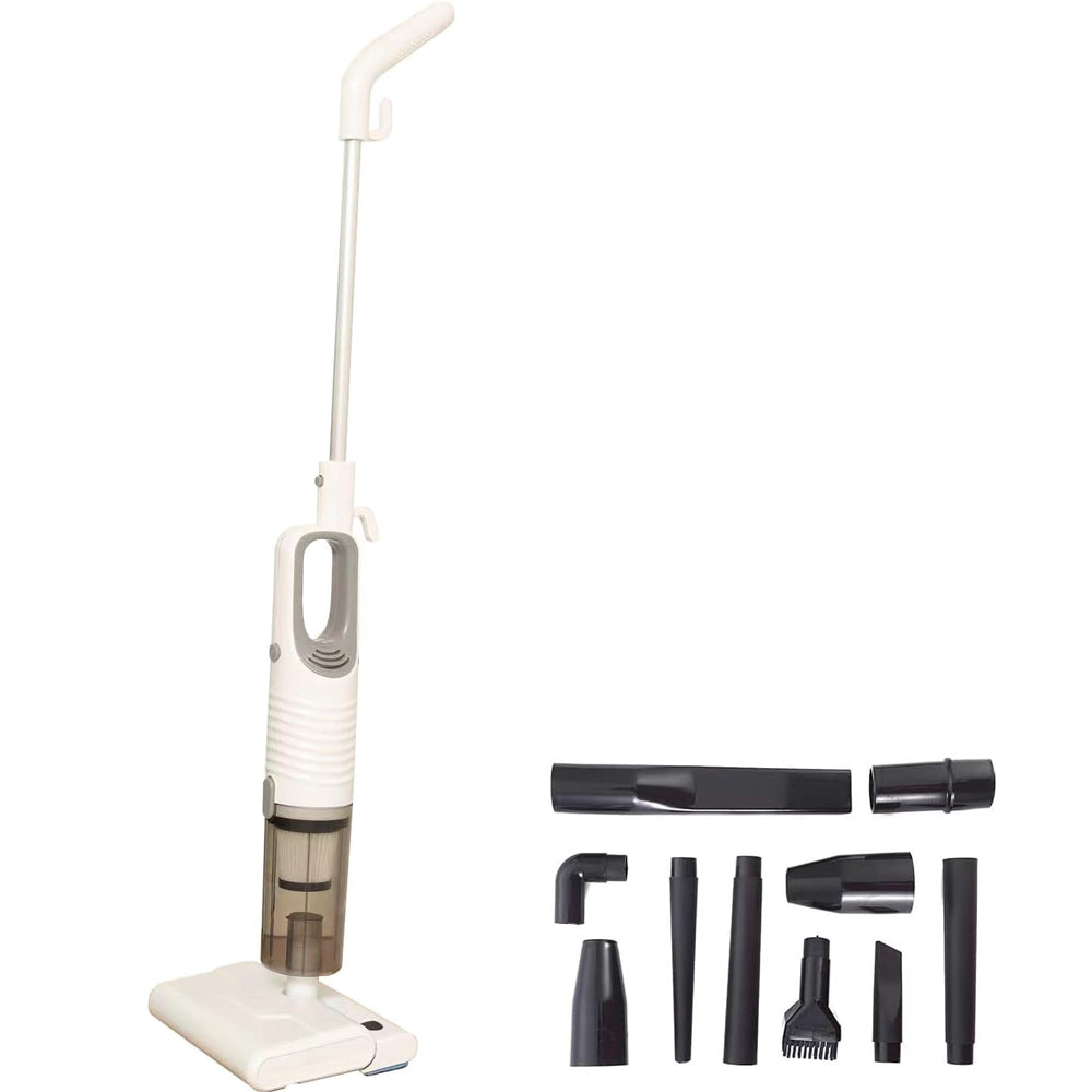 Belaco Dual Hoover 700W Vacuum & Mop White/Cream | Lightweight HEPA Stick