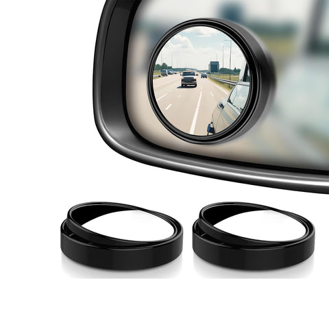 2pcs Round 360° Rotating Car Blind Spot Mirrors