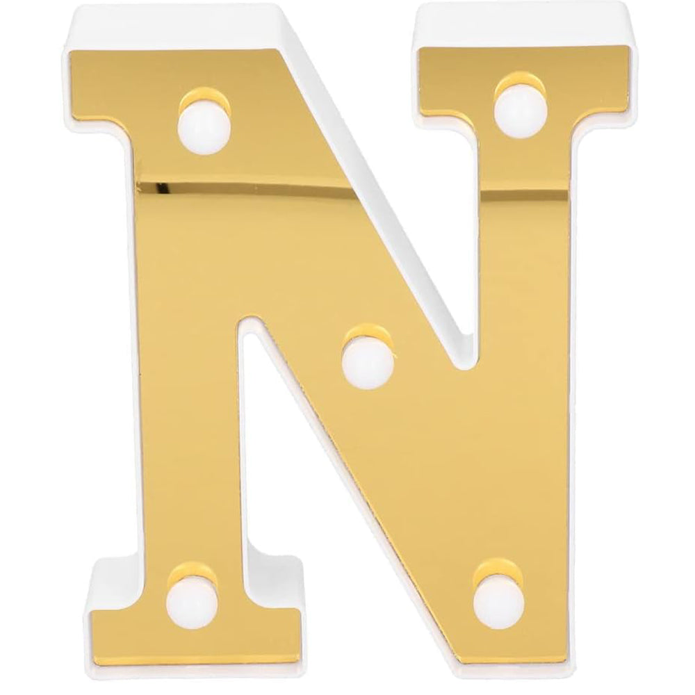 anso LED Decorative Light English Alphabet All Letters Lamp Home Bar Warm White Party Decor 16cm (N)