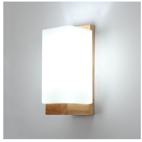 Wooden Wall Light E27 Modern Minimalist Indoor Lamp