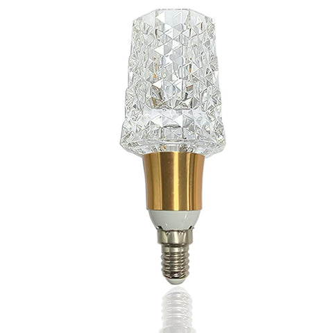 Acrylic Crystal LED Bulb 5W E14 Warm White 3000K