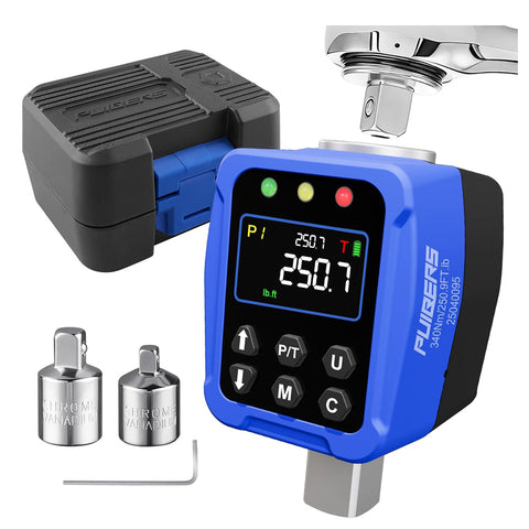 1/2" Drive Digital Torque Wrench Adapter 17-340 Nm