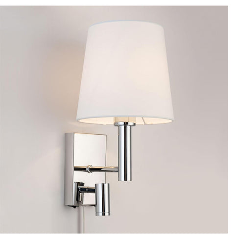 HARPER Plug-In Wall Light with LED Reading Light