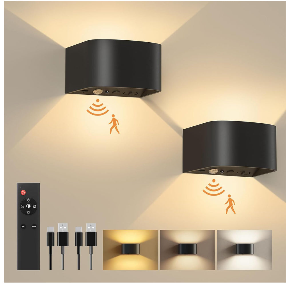 Rechargeable Motion Sensor LED Wall Lights