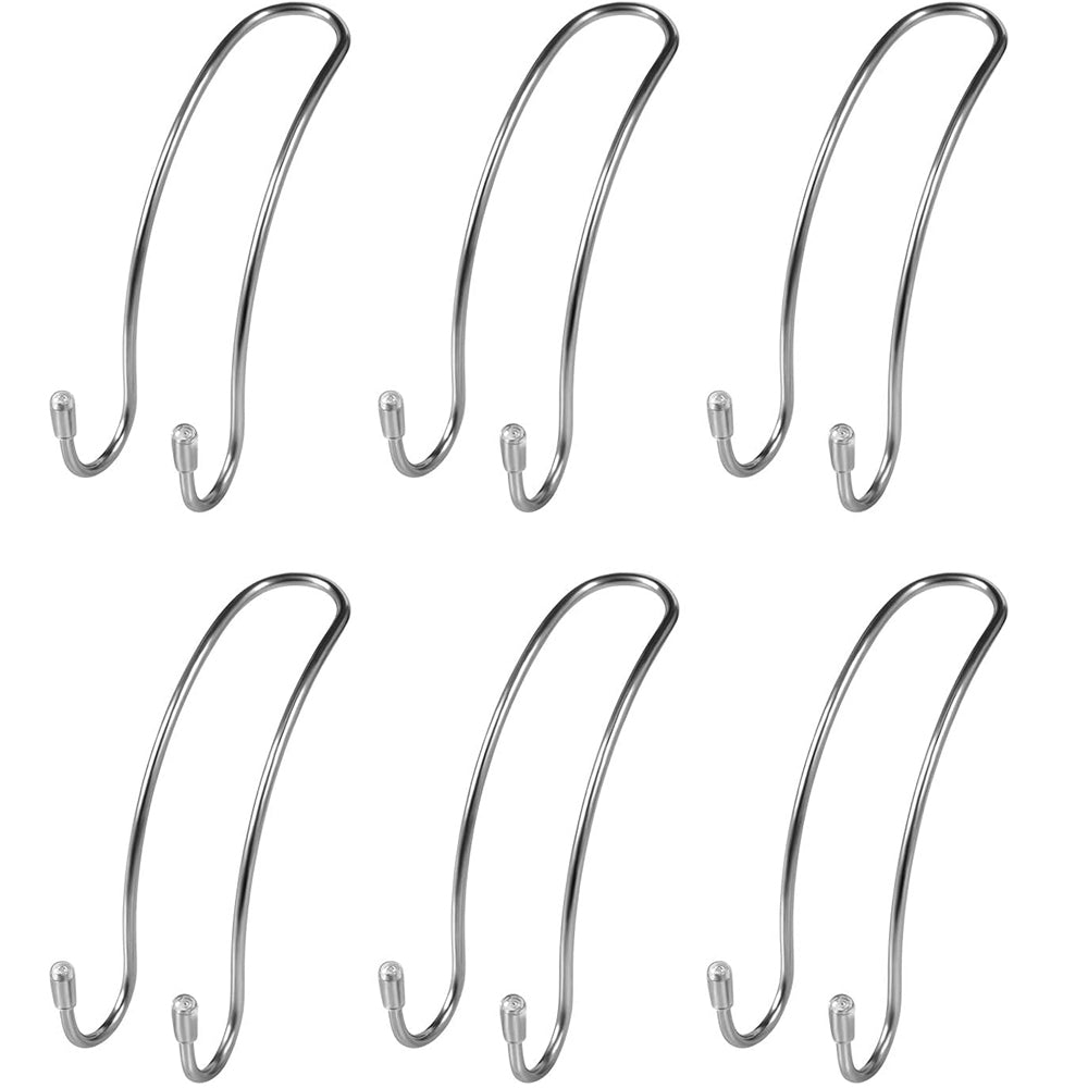 URAQT Auto Hooks, 6 Pack – Stainless Steel Car Storage Hangers