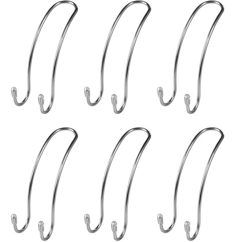URAQT Auto Hooks, 6 Pack – Stainless Steel Car Storage Hangers