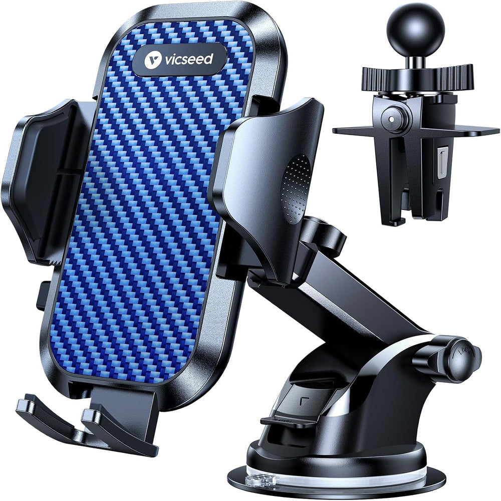 Car Phone Holder 3-in-1 Dashboard Windscreen Vent Mount