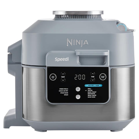 Speedi 10-in-1 Rapid Cooker Air Fryer & Multi Cooker 5.7L – Steam, Grill, Roast, Bake & More – 4 Portions – Sea Salt Grey – UK