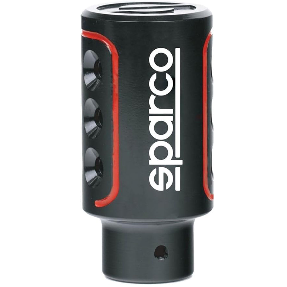 Sparco Lazio Black/Red Manual Gear Shift Knob – Universal Fit