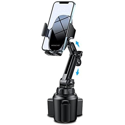 Miracase Car Cup Phone Holder Mount – 360° Adjustable Long Neck Stand Compatible with iPhone & Samsung