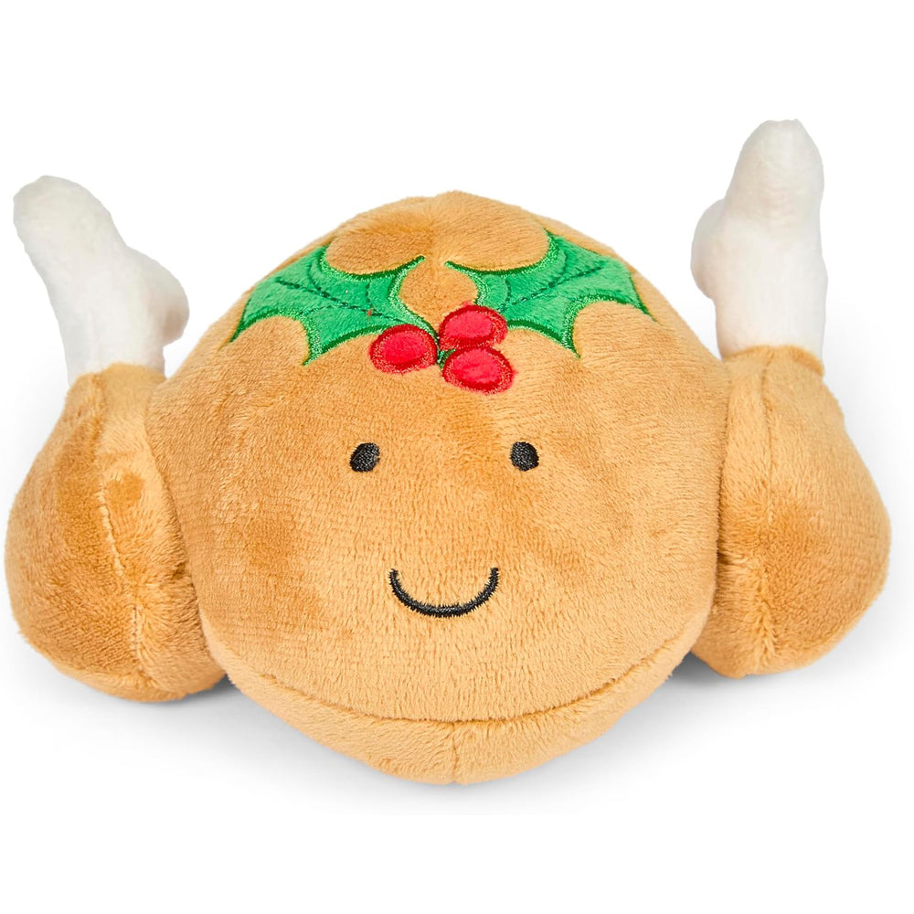 Turkey Plush Christmas Dog Toy with Squeaker