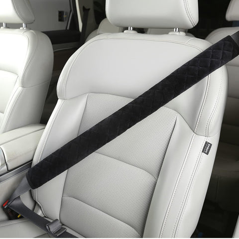 Extra Long Car Seat Belt Cover 65cm – Soft Strap Cushion Pad