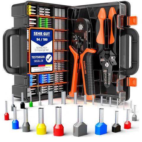 Hexagonal Ferrule Crimping Tool Kit 24 Sizes