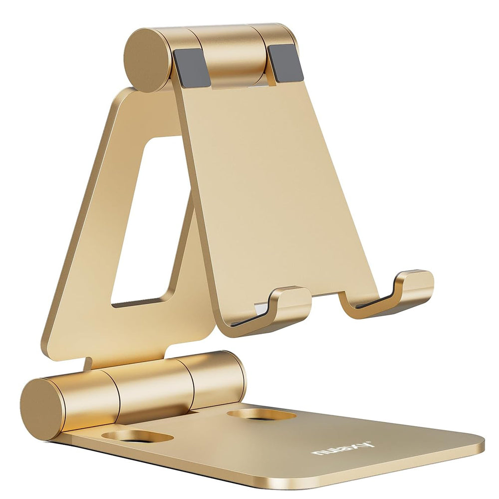Nulaxy Foldable Adjustable Phone Stand – Gold