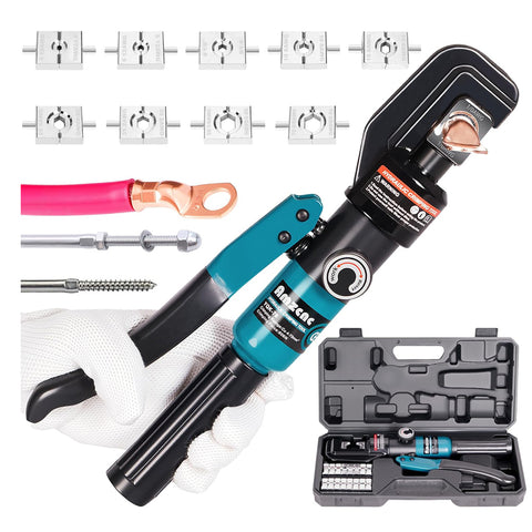 Hydraulic Crimping Tool 12 AWG–2/0 AWG with Dies