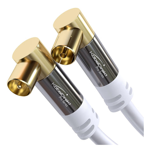 4K TV Aerial Cable 2m – 90° Angled Coaxial