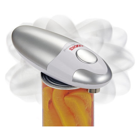 Cooks Professional Electric Can Opener – Silver, Cordless, Hands-Free