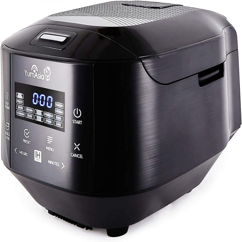 Yum Asia Bamboo IH Rice Cooker 1.5L – Ceramic Bowl & LED Touch – UK/EU