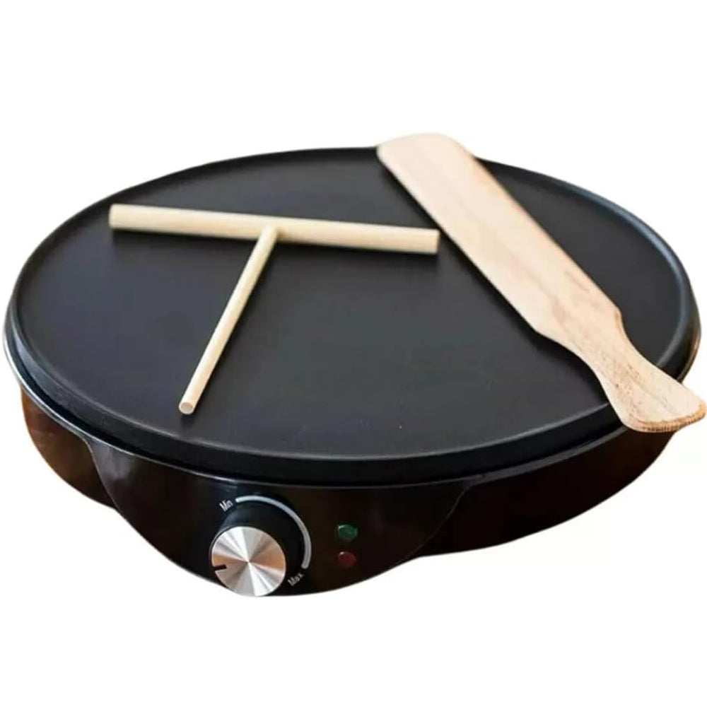 Marco Paul 12" Non-Stick Electric Crepe & Pancake Maker 1000W – Adjustable Temperature