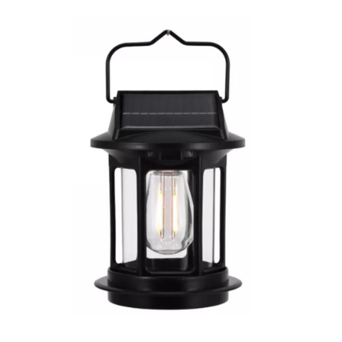 Vintage Solar Powered Motion Sensor Lantern Lamp UK

