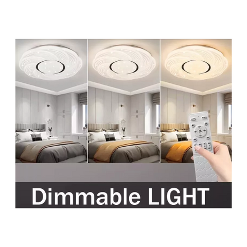 LED ceiling light with cool white illumination

