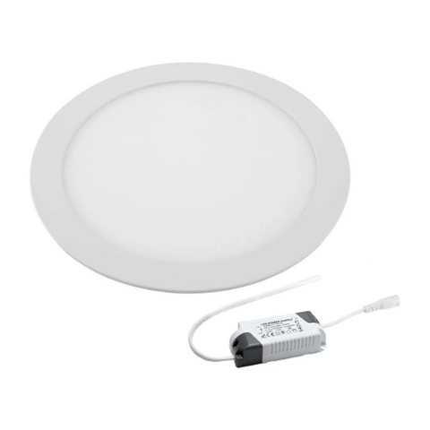 Simple and Elegant LED Round Ceiling Light Installed in Office

