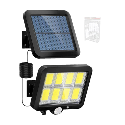 160 COB solar motion sensor wall light

