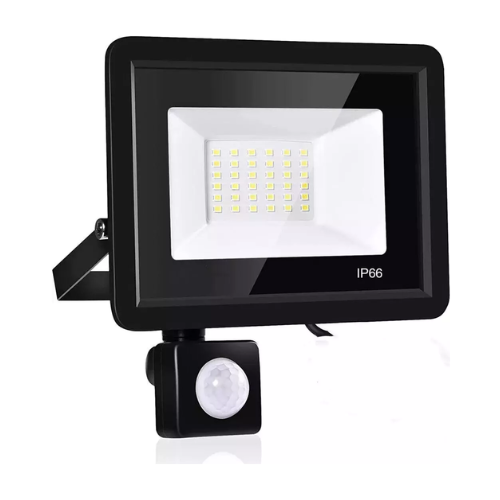 50W Security Lights Outdoor Motion Sensor, 450-4500LM Dimmable PIR Sensor Security Light 3000K 4000K 6500K, IP66 Waterproof LED Floodlights Outside Light with Remote Control for Garden Backyard Garage