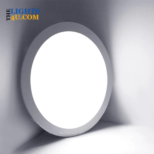 24w LED Round Recessed Ceiling Panel in UK – Ultra Slim Lamp Cool White 7000K