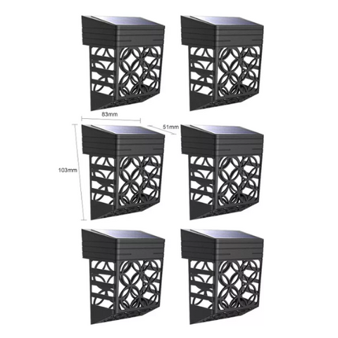 Automatic dusk-to-dawn solar wall light for home security

