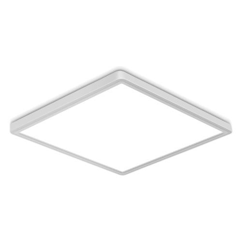 12 Inch Square Flush Mount LED Ceiling Light, 36W 6500K Daylight Cool White, Super Bright Surface Mount Ceiling Light Fixture for Bedroom, Bathroom, Living Room, Laundry Room, Kitchen