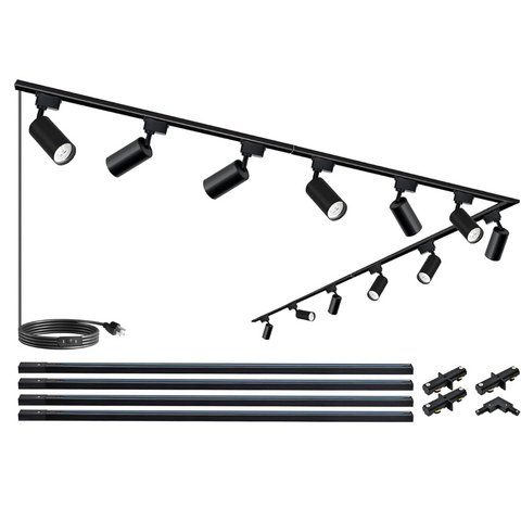 Solar-powered outdoor light fixture with remote control on a white background