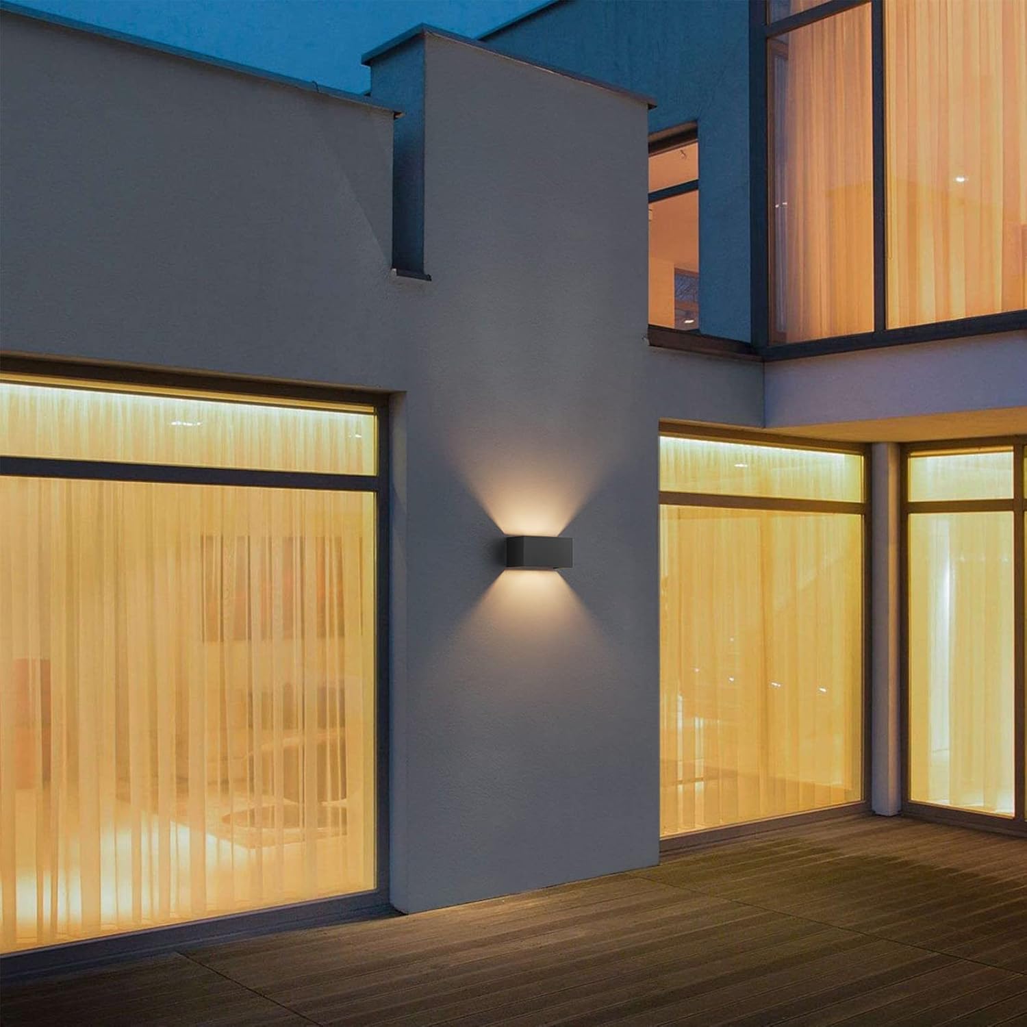 Up and down modern wall sconce

