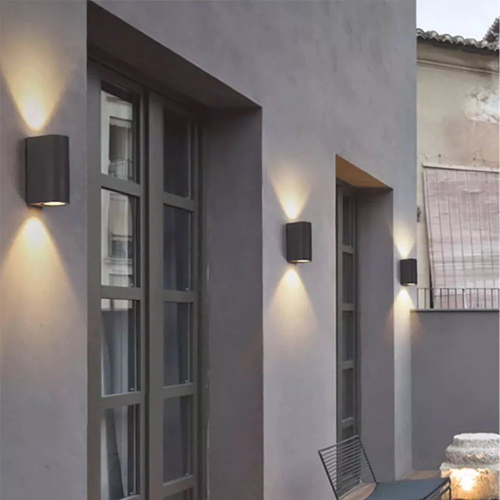 Upgrade your space with Outdoor Wall Lights in UK - 3000K Warm White LED, IP65 waterproof, modern square design perfect for any room or outdoor area.