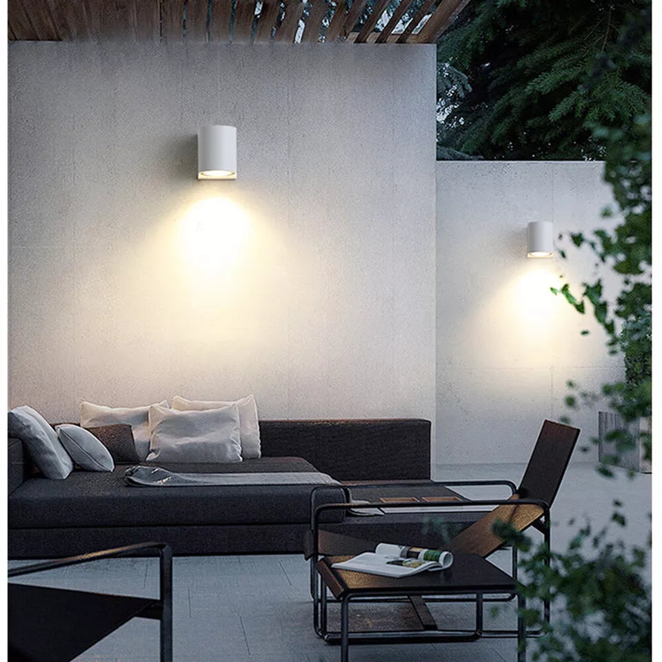 Upgrade your space with Outdoor Wall Lights in UK - 3000K Warm White LED, IP65 waterproof, modern square design perfect for any room or outdoor area.