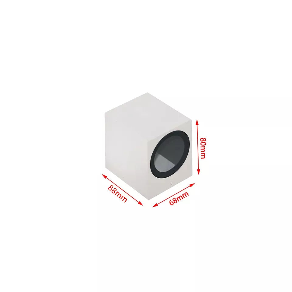 Upgrade your space with Outdoor Wall Lights in UK - 3000K Warm White LED, IP65 waterproof, modern square design perfect for any room or outdoor area.