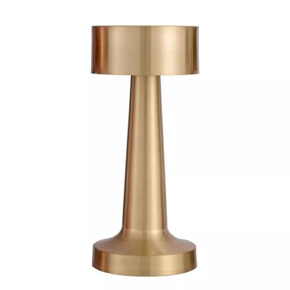 Usb charging iron table lamp, three level dimming, bar restaurant coffee shop led table lamp, bedroom dimming led night light
