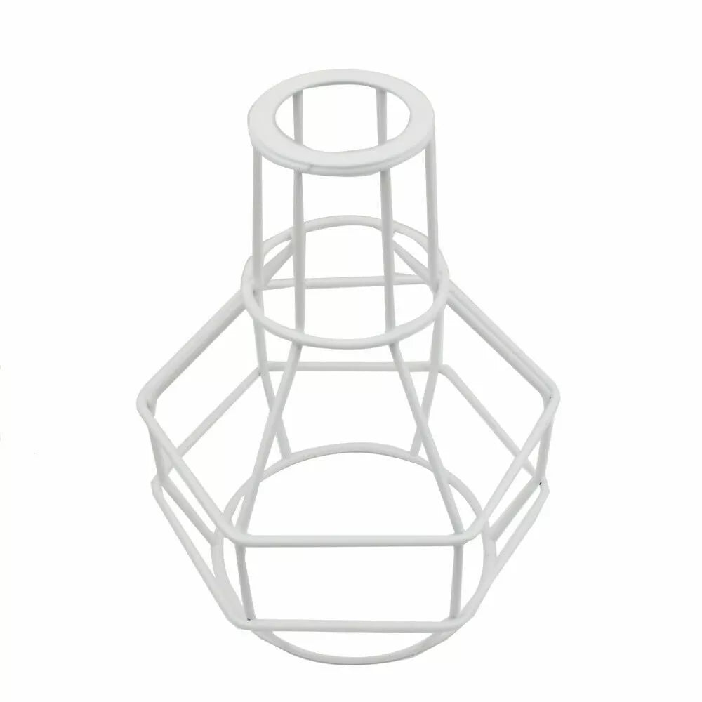 Vintage Ceiling Lightshade Metal Wire Cage Easy Fit Lampshade Hanging Lamp Nest Shade