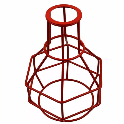 Vintage Ceiling Lightshade Metal Wire Cage Easy Fit Lampshade Hanging Lamp Nest Shade