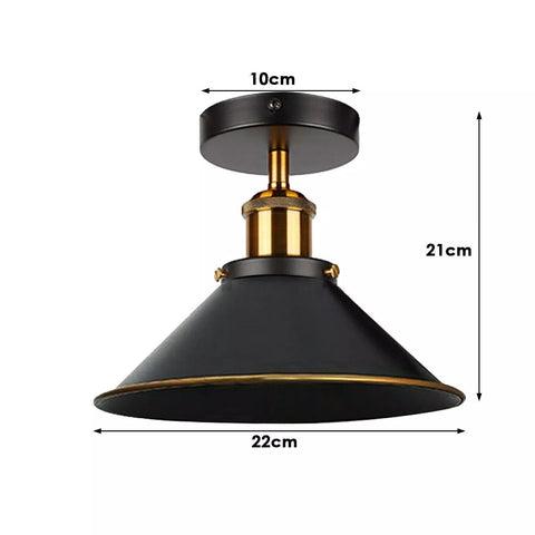 Retro Industrial Ceiling Light Fitting UK

