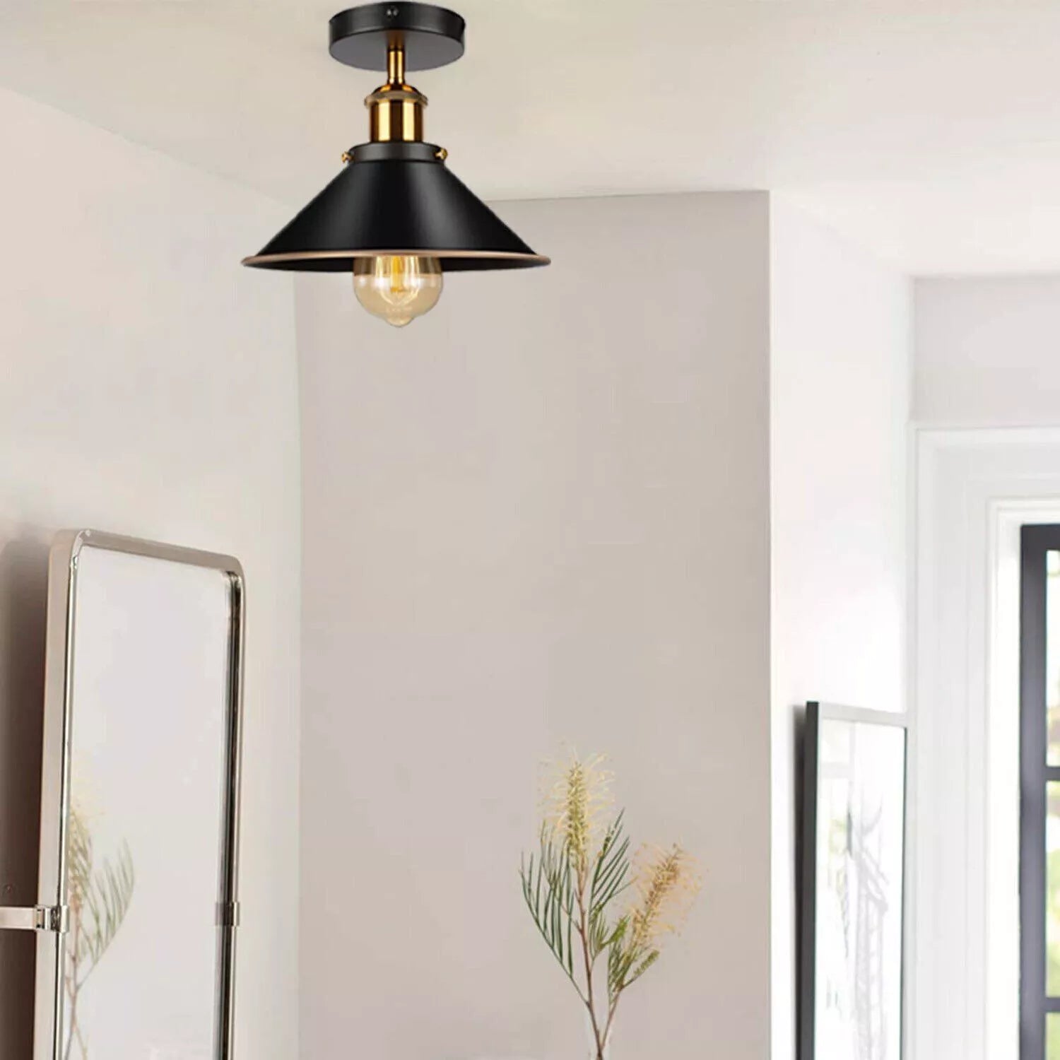 Vintage Look Ceiling Lamp for Hallways UK

