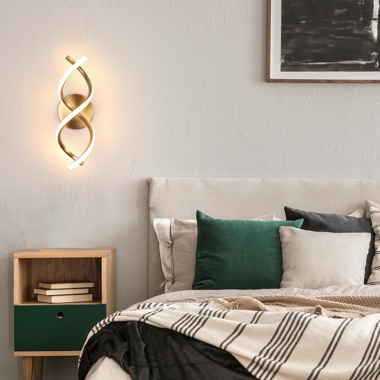 Wall-mounted LED fixture

