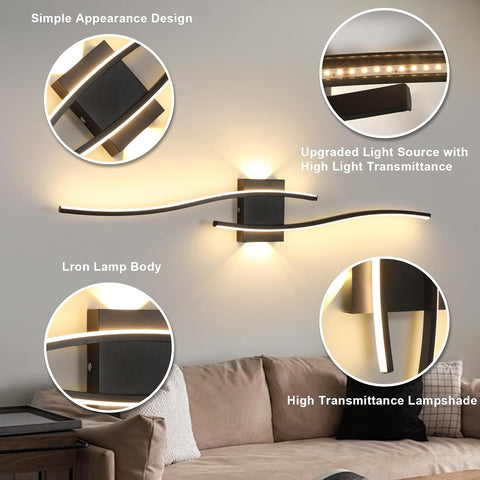 Wall-mounted light fixture with detailed features on a neutral background