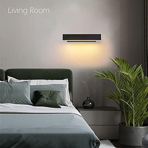 LED wall lamp providing soft, glare-free lighting for a cozy atmosphere