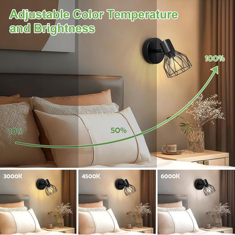 Wall Mounted Light with 3 Colour Temperatures

