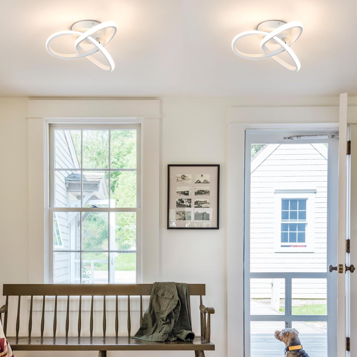 Modern LED light for hallway UK



