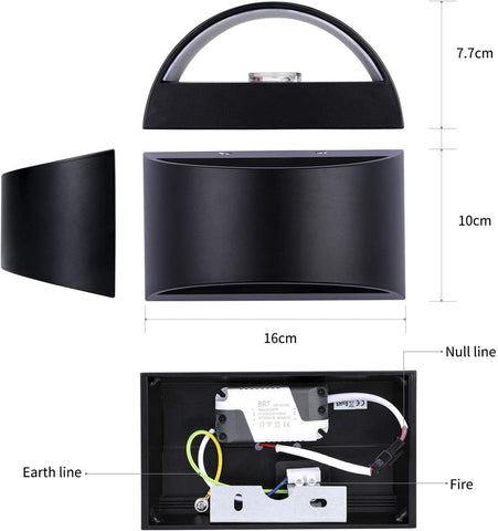 Warm white 3000K indoor wall fixture

