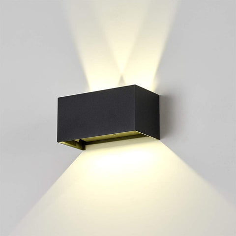 Waterproof outdoor LED sconce

